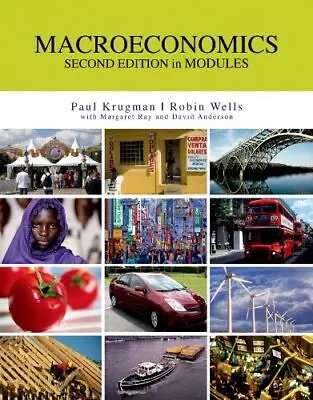 MACROECONOMICS IN MODULES By Paul Krugman & Robin Wells *Excellent Condition* • $19.95