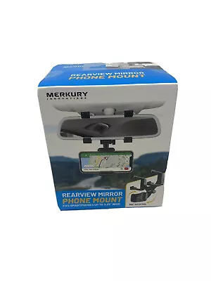 Merkury Innovations Car Rearview Mirror Phone Mount Black • $12.75