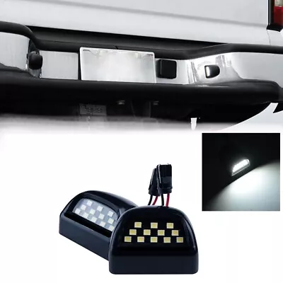 2x White 6000k Led License Plate Lights Lamp For Chevrolet Gmc 1500 2500 3500 • $17.99