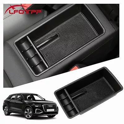 LFOTPP Car Centre Armrest Storage Box Organizer Tray For 2017-2023 Audi Q2 SQ2 • $31.89