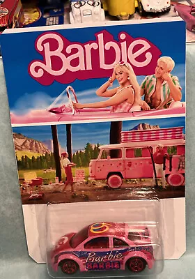 Hot Wheels Vw Beetle Cup Pink Barbie Icon Barbie It’s A Custom Real Riders • $67.67