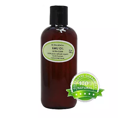 EMU OIL ULTRA CLEAR  BY DR.ADORABLE 100% PURE ORGANIC   1 Oz-UP TO 1 GALLON • $27.79