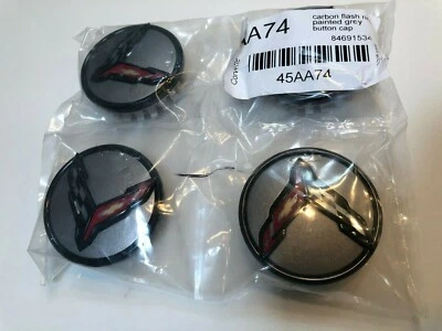 $99 • Buy GM OEM 2023 C8 Z06 ZO6 Corvette Center Cap Gray Black Wheel Centercap L@@K