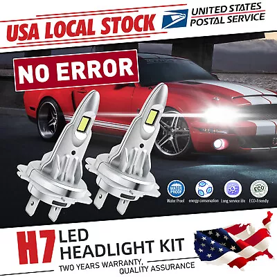 H7 LED Headlight High Or Low Beam Bulbs Plug & Play CANBUS For Toyota MR2 Spyder • $18.99