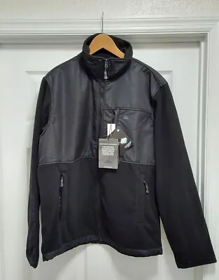 SNOZU Performance Jacket Men's Large Black Full Zip Pockets Outdoor  • $39.99