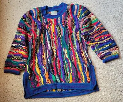 Vintage Coogi Sweater Australia Small 3D Texture Biggie Cosby • $300