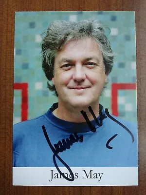 James May Hand Signed Autograph Fan Cast Photo Card Top Gear Presenter Free Post • £29.99