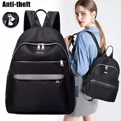 Women's Girls Backpack Rucksack School College Shoulder Bag Retro Travel Satchel • £16.99