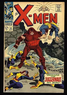 X-Men #32 VF+ 8.5 3rd Juggernaut Appearance! Jack Kirby! Werner Roth! Marvel • $184