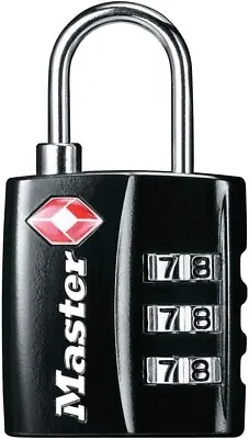 $20 • Buy Master Lock Set Your Own Combination TSA Accepted 30mm Luggage Padlock