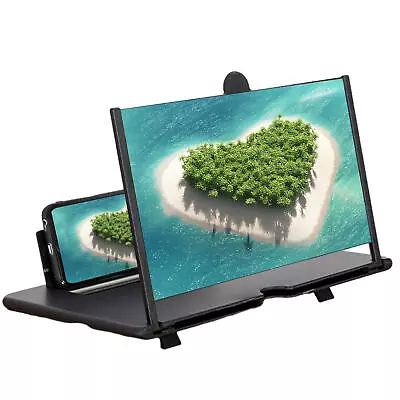 Mobile Phone Holder Handsfree Large Screen 3d Phone Magnifying Glass Stand Video • $27.20