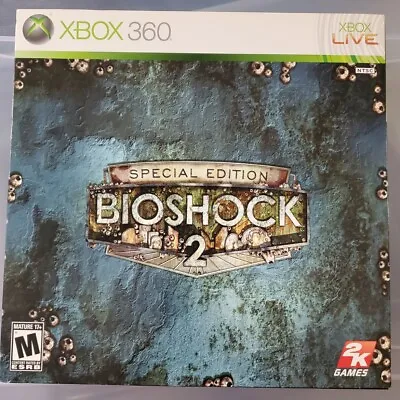 $85 • Buy BioShock 2 Special Edition Case Art Book Record LP Xbox 360 & CD COMPLETE 