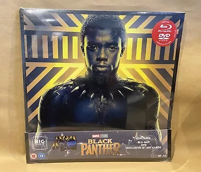 Black Panther Big Sleeve Edition - [Blu Ray & DVD] + EXCLUSIVE 12  ART CARDS • £15