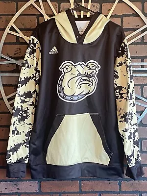 Men’s Adidas Bulldogs Hoodie Camo Sleeves Size Large • $15