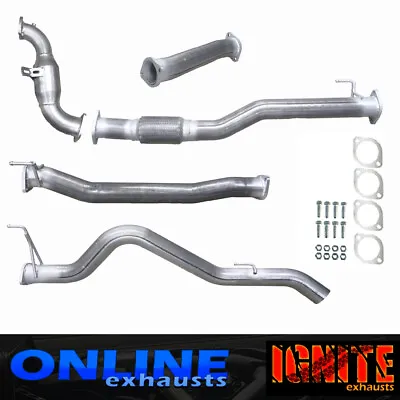 Holden Colorado Rg 2.8l 2012 On Td 3 Inch Full Sports Exhaust Cat/pipe  Silver • $605