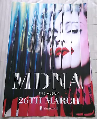 Madonna MDNA The Album Large Original UK Promo Poster 26th March 2012 84x59cm • £20.99