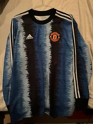 Adidas Manchester United Goalkeeper Authentic Icon Jersey Kit HT1994 M - Mens L • $10