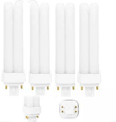 4 Pk TCP 4 Pin G24q Or GX24q Base Replaces 13W Or 18W CFL - Warm White • $14.25