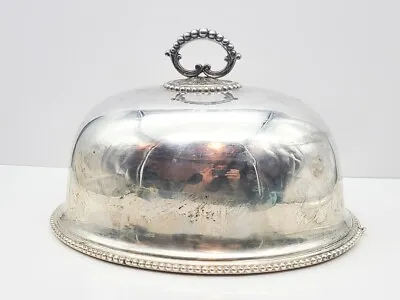 Large Silver Plate Dome Cover Meat Turkey Vintage Dome • $249.99