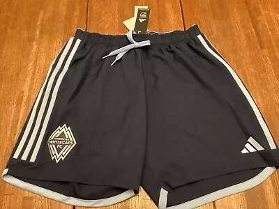 NWT's ADIDAS VANCOUVER WHITECAPS SHORTS AUTHENTIC MLS SOCCER HI1910 Men's Size L • $29