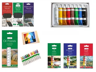 WaterColour Pencils Drawing Oil Pastels Paints Craft Painting Children Kids Art • £2.20