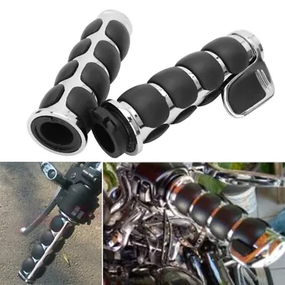 $39.05 • Buy Motorcycle Handlebar Hand Grips 1  Fits Harley Street Glide Softail Fatboy V-Rod
