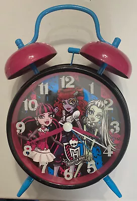 MONSTER HIGH Twin Bell Alarm Clock - Draculaura FrankieStein Operetta • $9.99