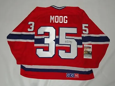 Andy Moog Signed Vintage Ccm Montreal Canadiens Jersey Licensed Jsa Coa  • $299.99