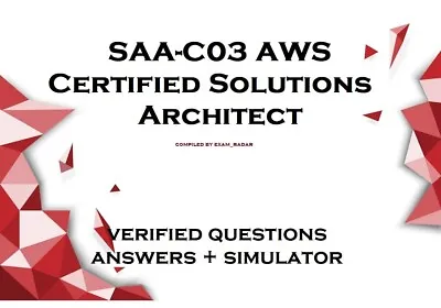 SAA-C03 AWS Certified Solutions Architect Exam Dumps QA + Simulator • $4.75