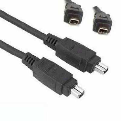 £4.92 • Buy 2M Firewire 4Pin To 4Pin Mini Cable Lead IEEE 1394 I-Link DV Out 1394a 2 Meter