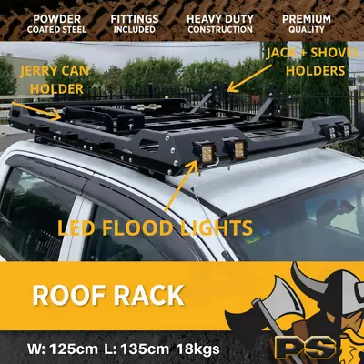 $599 • Buy Roof Rack Roof Suitable For Ute Dual Cab Mitsubishi Triton MQ MR 2015+