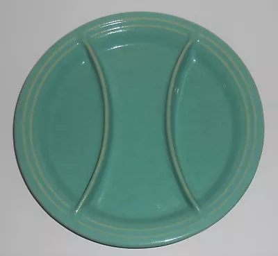 Pacific Pottery Hostess Ware #603 Green Relish Tray • $56.25