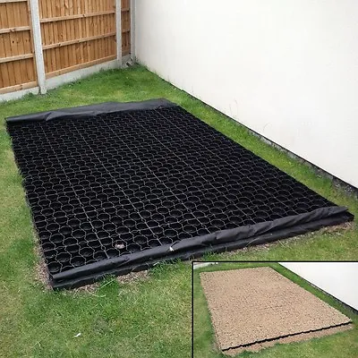 £95.99 • Buy SHED BASE KIT ECO Plastic Paver 48 Grids & WEED FABRIC Greenhouse Cabin 8' X 6'