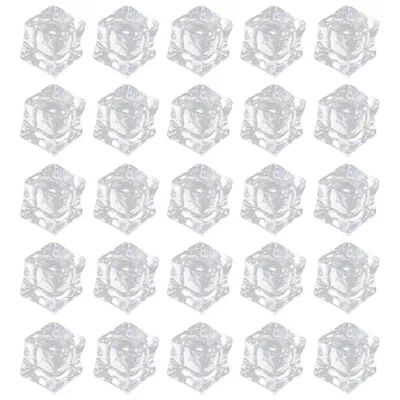 50-Piece Fake Diamonds Acrylic Ice Cubes For Barware • £13.49