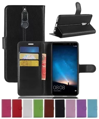 Wallet Leather Flip Card Case Pouch Cover For Huawei Phones Genuine AuSeller • $8.99