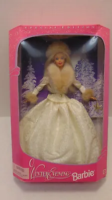 Mattel 1998 Winter Evening Barbie Doll -Sealed C8 Box   NRFB • $20