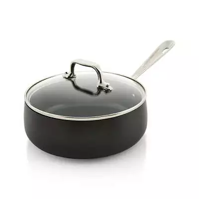 All-Clad HA1 Hard-Anodized Nonstick 2.5-Qt. Saucepan With Lid • $49.99