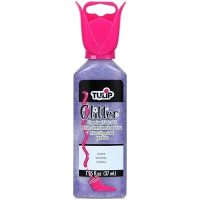 Tulip Dimensional Fabric Paint 1.25oz GLITTER VIOLET • £2.99