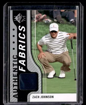 $3 • Buy 2012 SP Authentic Fabrics #AF-ZJ Zach Johnson EX