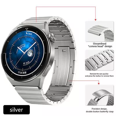 For Samsung Galaxy Watch Gear S3 Titanium Steel Watch Band Strap Link Bracelet • $49.99