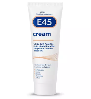 E45Cream Moisturiser Dry Sensitive Skin Itchy Irritated Red Eczema Dermatitis50g • £4.25