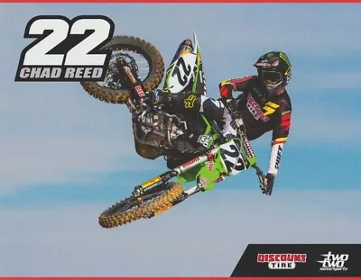 2015 Chad Reed Discount Tire Kawasaki KX 450F AMA Supercross Motocross Hero Card • $9.99