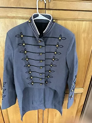 Vintage 42R Cutaway Cadet Blue Military College Dress Uniform Jacket • $49.99