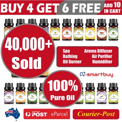 $8.95 • Buy 10ml Essential Oil 100% Pure & Natural Aromatherapy Diffuser Fragrance Oils AU