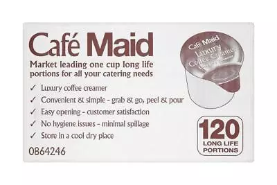 Cafe Maid Luxury Coffee Creamer 120 Long Life Individual Portions • £10.89