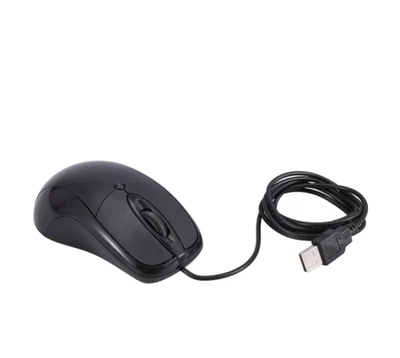 $5.55 • Buy Wired Mouse For PC Laptop Computer Wheel-Black USB  Optical Wired Mouse Scroll