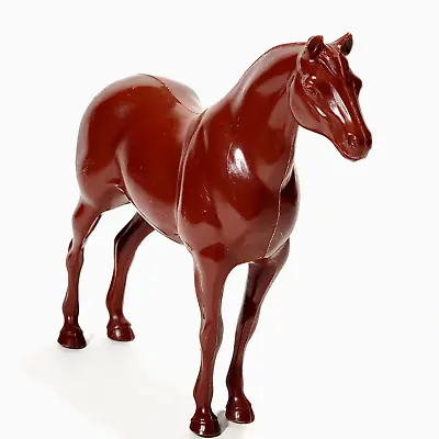 Vintage Hartland Horse Stallion Brown Hard Plastic 7  Western Toy Figure • $19.99