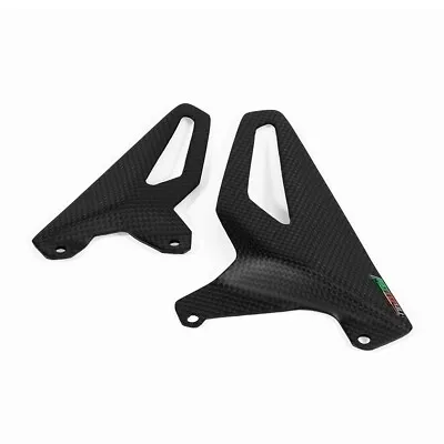 Motorcycle Carbon Fibre Heel Guard Foot Modified Matte For Ducati Panigale V4 • $55