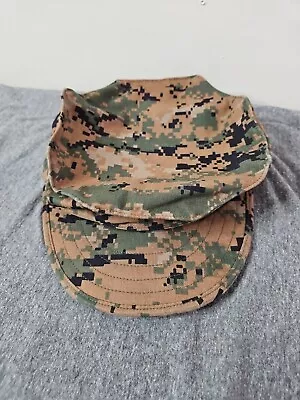 USMC Marine Corps XL  Patrol Cover Woodland MARPAT Garrison Cover Hat - READ • $12.99