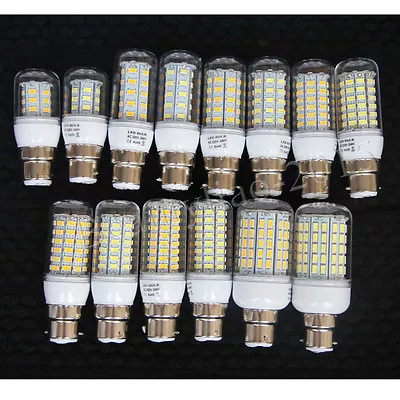 Bright E27 E14 B22 Bayonet Screw ES BC 5730/4014 SMD LED Corn Light Bulb Lamp • £5.99